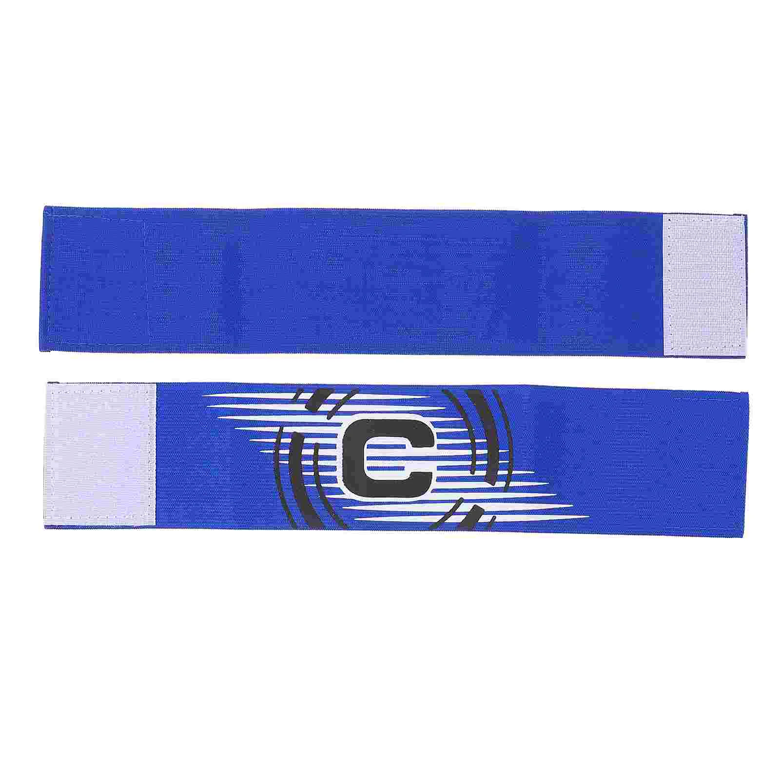 

2 Pcs Armband Football Captain's Paste Armlets Soccer Teams Sports Armbands Running for Lovers Captains Polyester Fashion