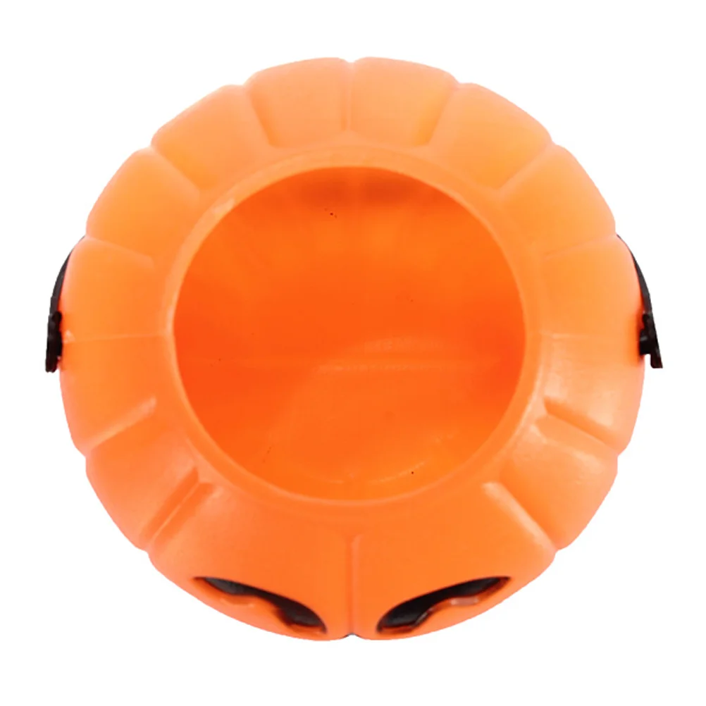 

5Pcs Trick Or Treat Candy Bucket Halloween Party Favor Holder Smiling Pumpkin Shape Lightweight Sturdy Plastic Kids Giveaway