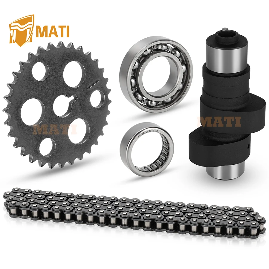 

Camshaft & Cam Timing Chain Gear Bearing Kit for Yamaha Warrior Wolverine Big Bear Moto-4 350 YFM350 1989-2005 5UH-12170-00-00