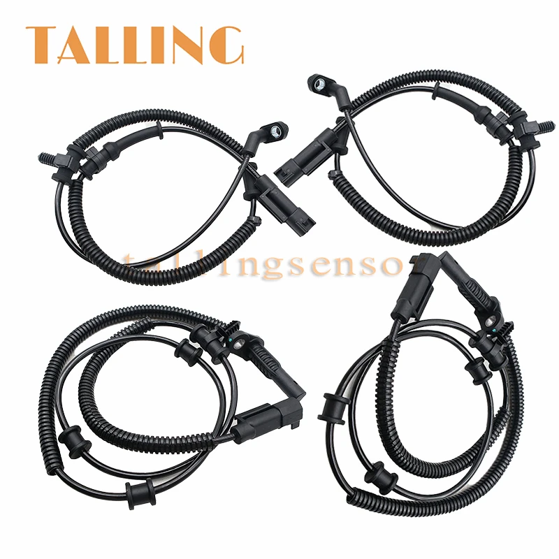 68170065AB 4PCS Front /Rear Left & Right ABS Wheel Speed Sensor For Ram 1500 13-18 New 68053861AB  68231044AB  68053861AC