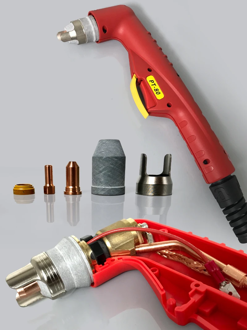 Kit de tête de torche Plasma manuelle PT-80, ECO IPT-80, coupe-métal professionnel, torche de découpe Plasma PT80A, 1 pièce