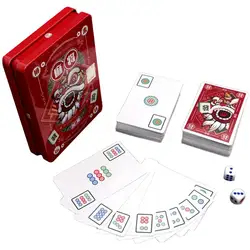 Mahjong Playing Card Large Print Playing Mahjong Card Set Small Size Classic Board Games For Family Activities Friends