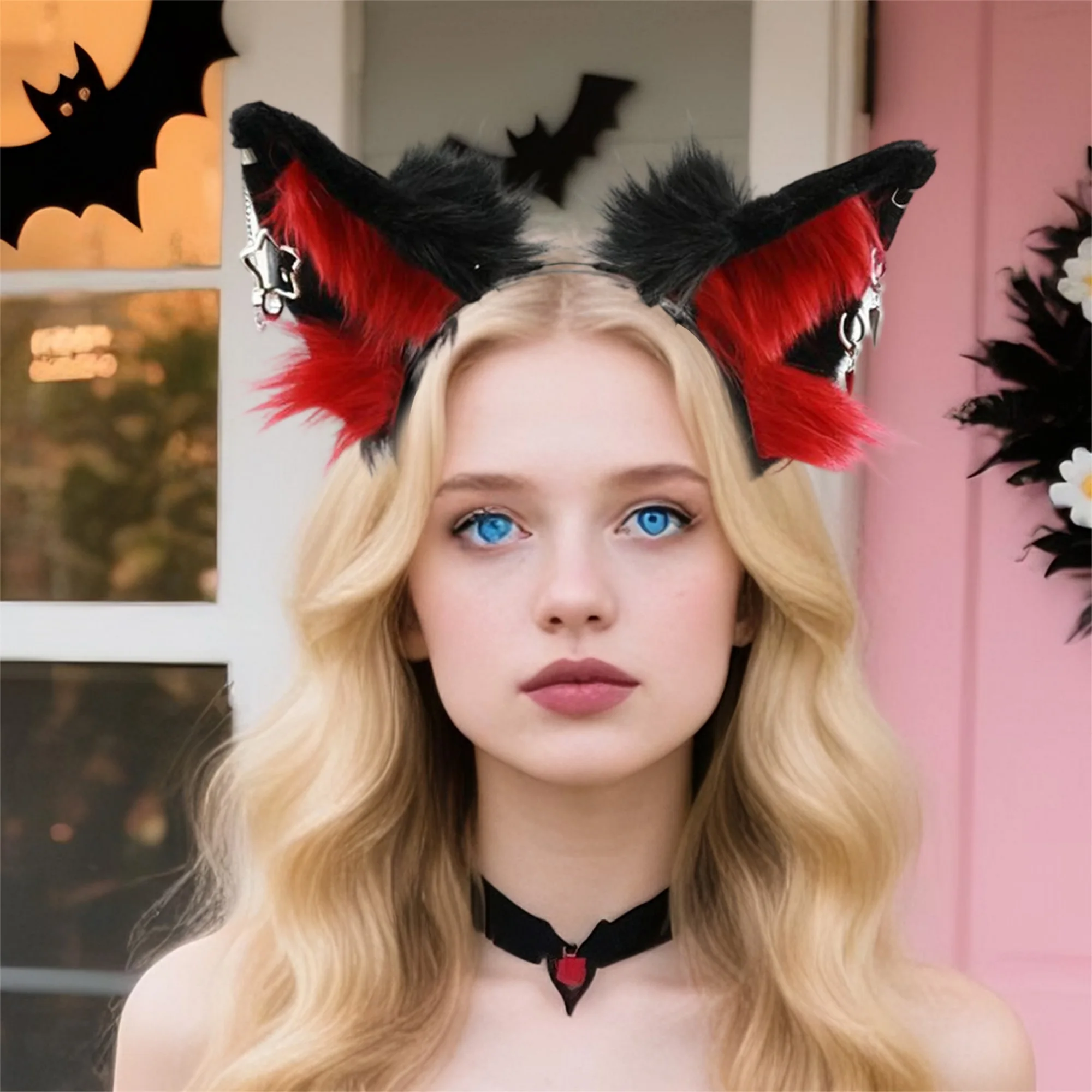 Bandeau en corne de licorne pour enfants, avec oreilles et fleurs scintillantes, pour déguisement magique d'halloween, déguisement de fête et Cosplay