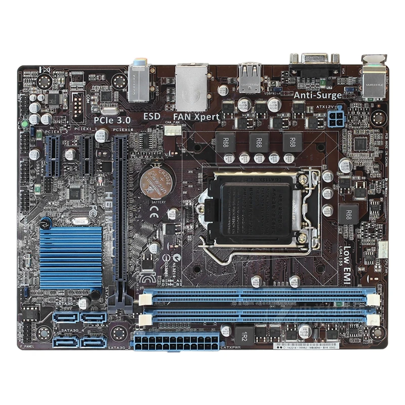 

Intel H61 H61M-E motherboard Used original LGA1155 LGA 1155 DDR3 16GB USB2.0 SATA2 Desktop Mainboard