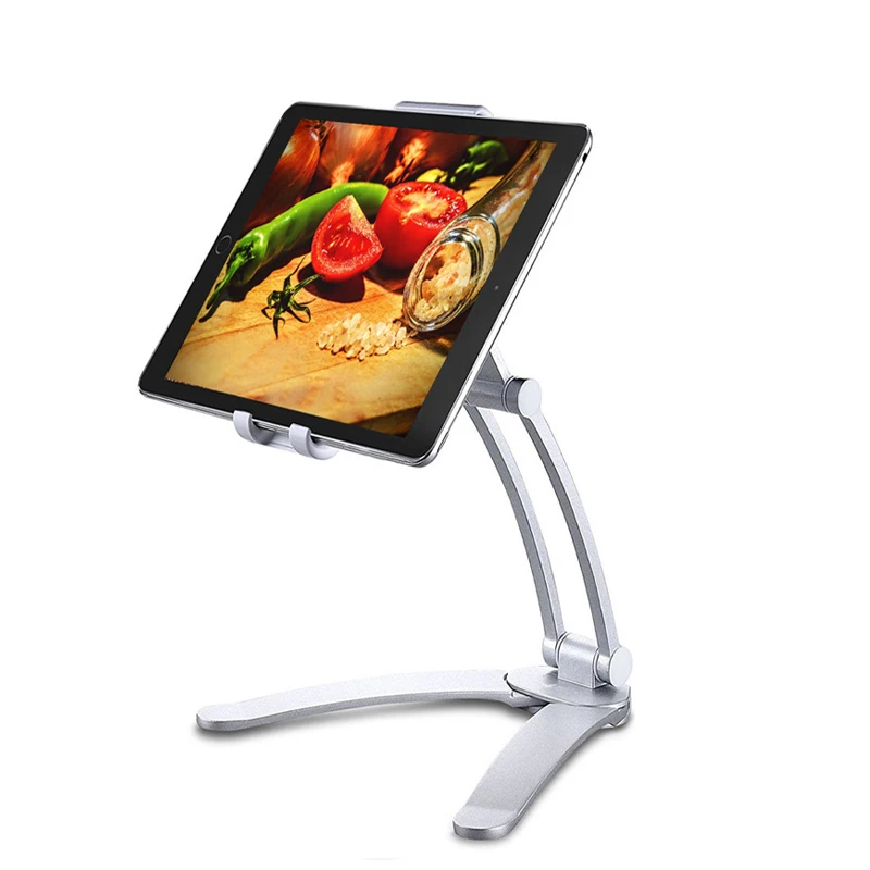 

Top Universal Tablet Desktop Stand For iPad 7.9 9.7 10.5 11inch Metal Rotation Tablet Monitor Holder For ZEUSLAP Portable