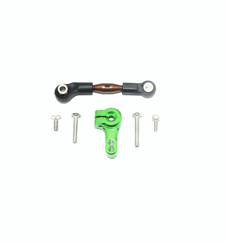 GPM SPRING STEEL TIE ROD+25T ALUMINUM SERVO HORN For TRAXXAS SLASH 4X4 LOW-CG 68086-21 RC Upgrade