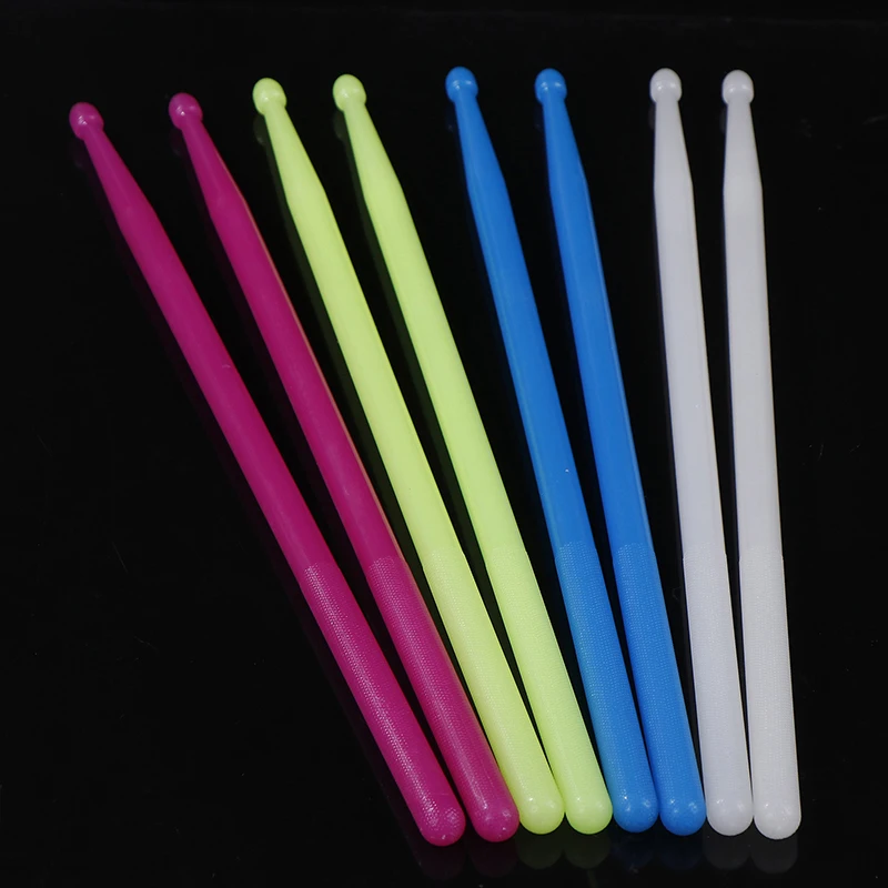 1Pair Luminous Drum Stick Light Up Drum Sticks In The Dark Musical Instruments Stage Performance Fluorescent Drumsticks