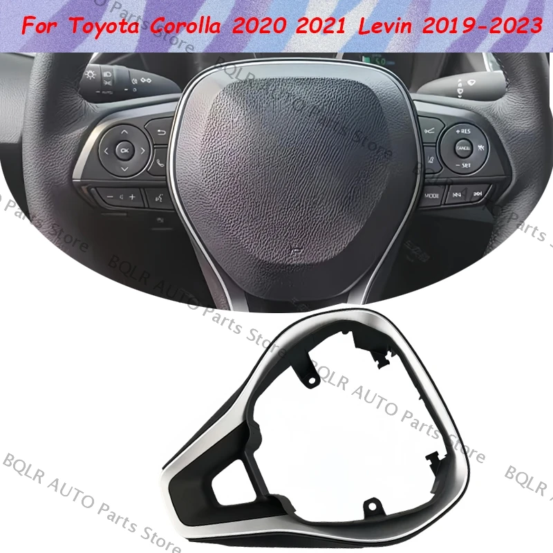 

Для Toyota Corolla 2020 2021 Levin 2019-2023 рамка рулевого колеса без кнопок абсолютно новая панель переключателя рулевого колеса