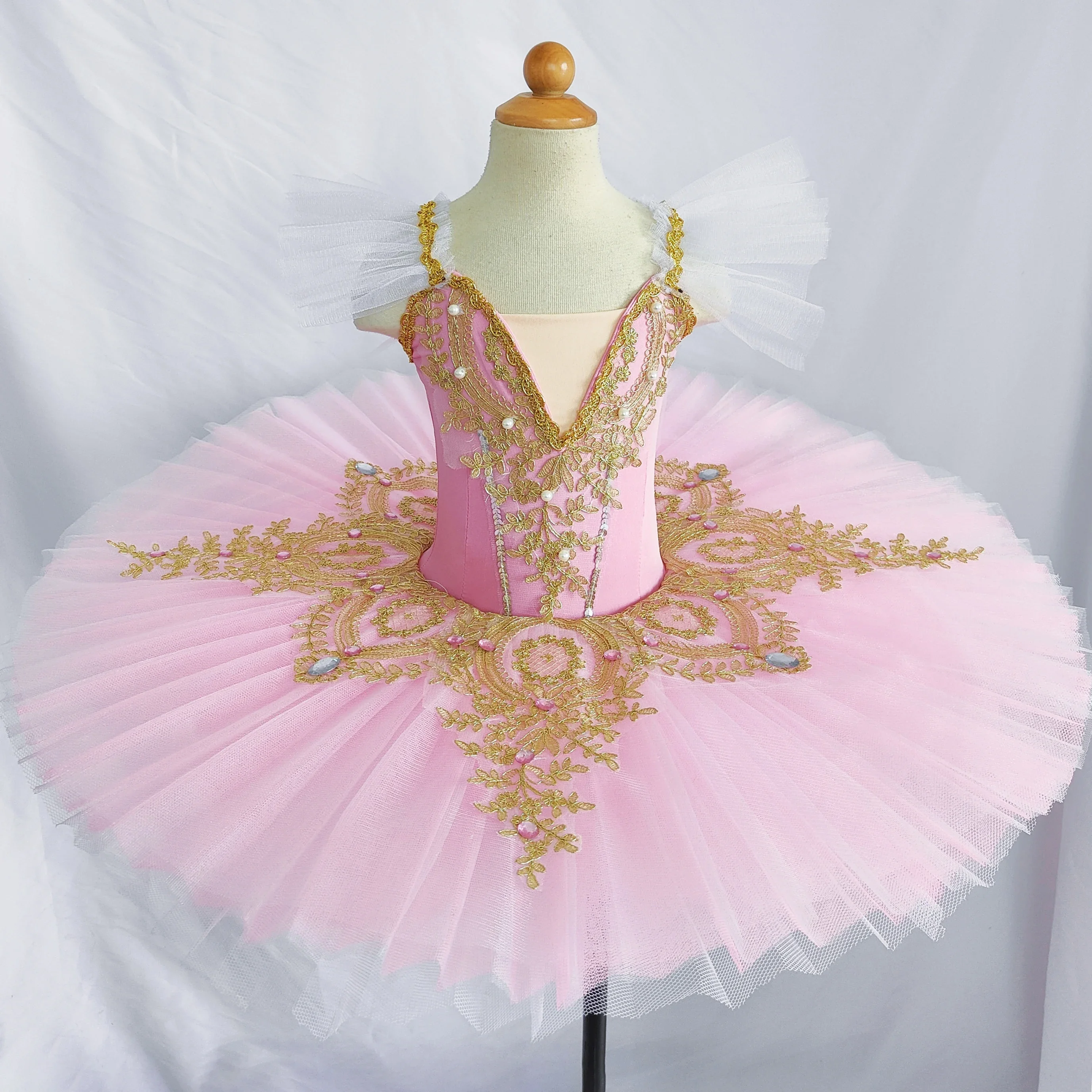 2022 New Ballet Tulle Dress Professional Swan Lake Ballerina Pancake Tutu Adult Child Ballet Dress Kids Dance Costume women