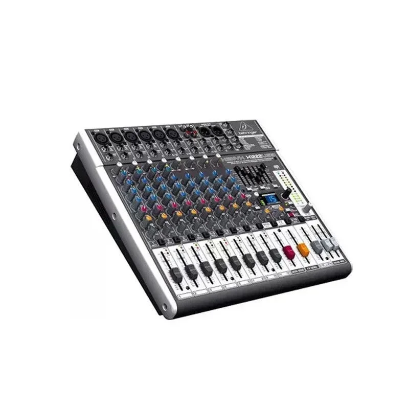 Behringers Q1204USB 8-way Home K Singing Card Live Mixer Professional Stage Cabinet Sound Console