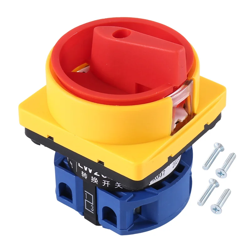 

A76K 25A Isolator Switch Changeover Switch Accessory Part 2 Positions Universal Cam Selector Latching Switches 550V 25A