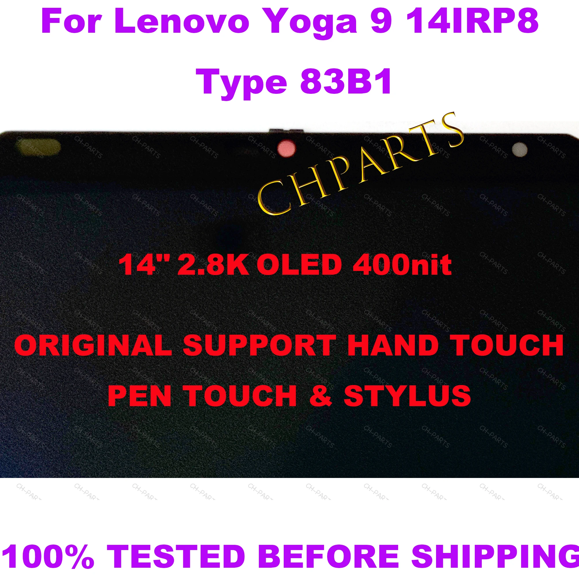 Imagem -03 - Tela do Portátil Oled para Lenovo 14 2.8k 14 14 Irp8 83b1 Conjunto Yoga 914irp 16:10 Atna04yk01