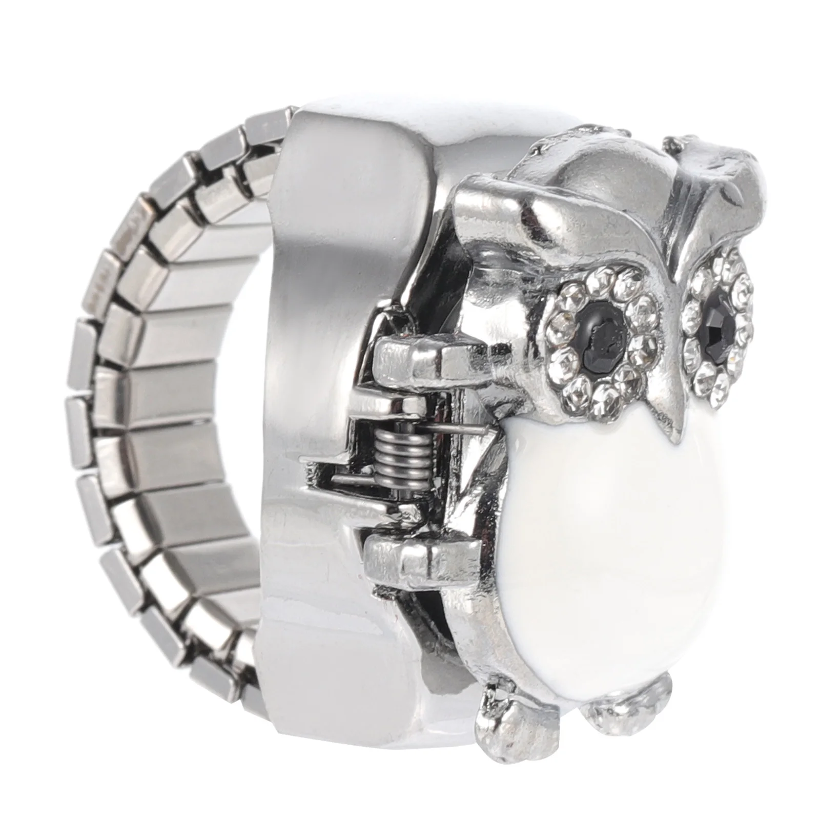 ساعة ريترو على شكل بومة أنيقة وجميلة وسهلة المطابقة كهدية المهرجان لساعة إصبعها هدية مهرجان زينة الأصابع