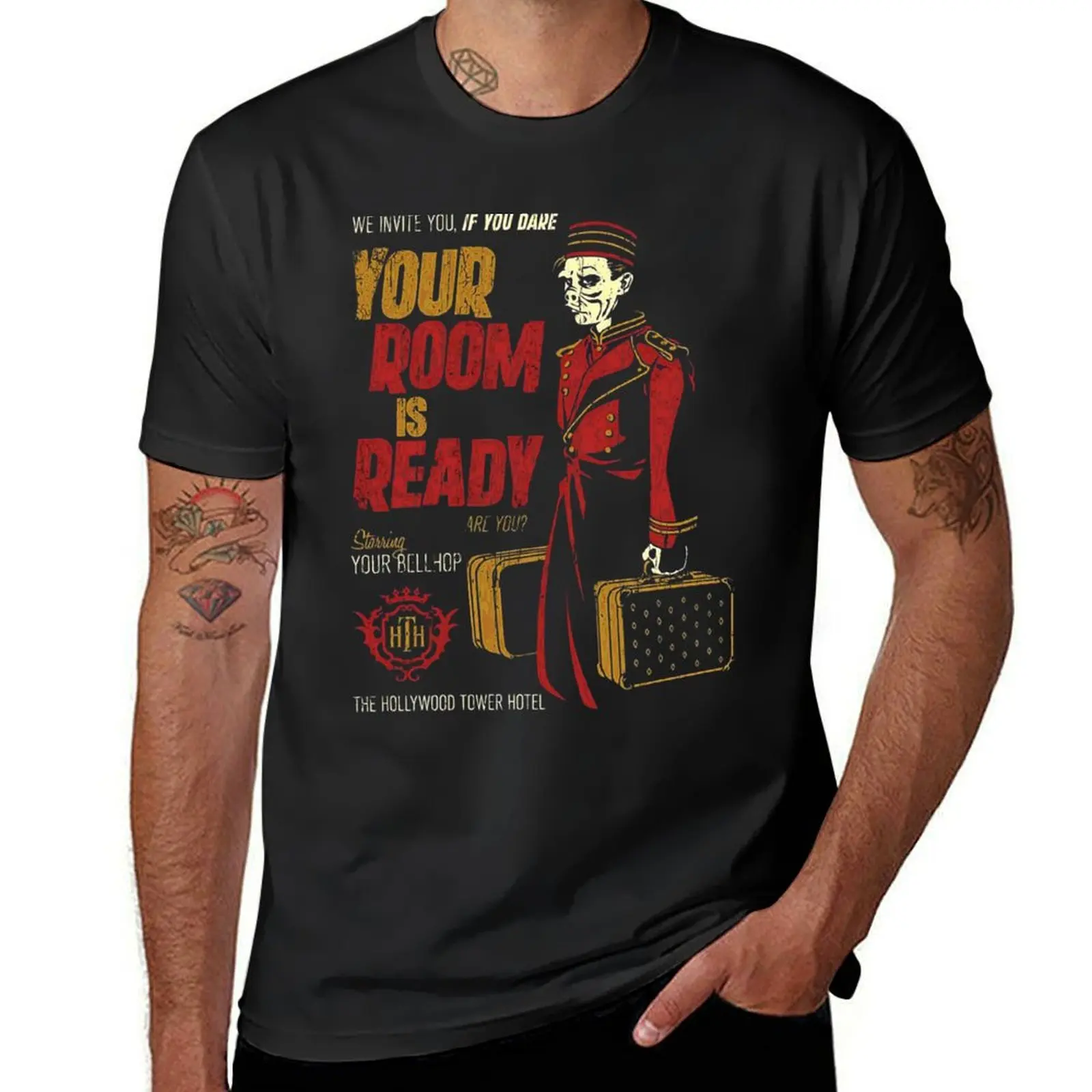 

your room is ready tower of terror T-Shirt boys whites graphics blacks tees t shirts for men pack