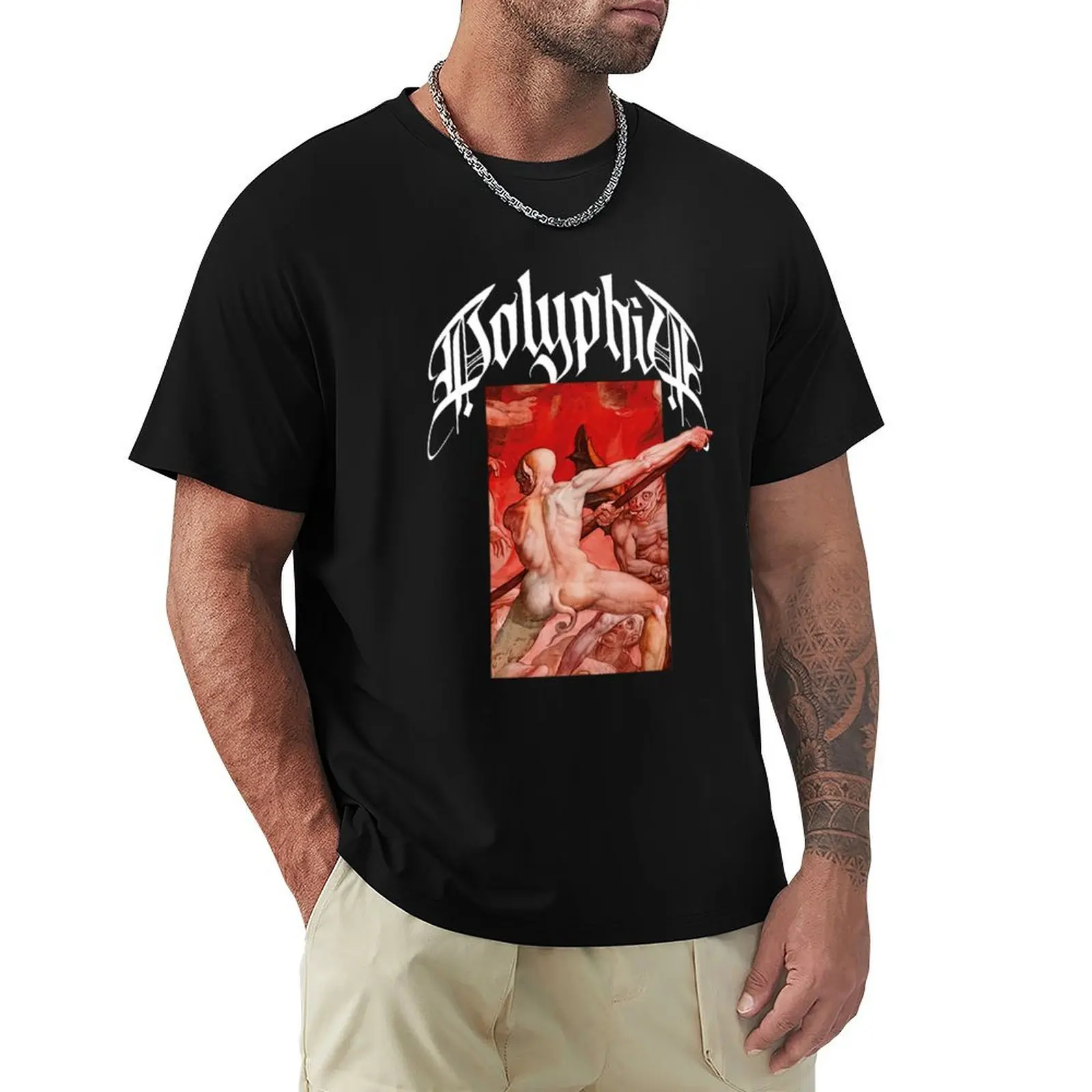 Polyphia Merch Polyphia T-Shirt Basic Crew Neck Short Sleeve Top