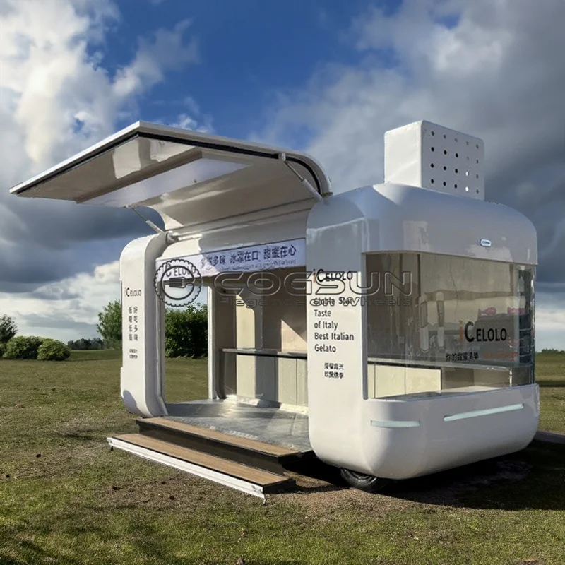 

Cogsun All-Season Enclosed Food Trailer with Heating and AC for Year-Round Operation