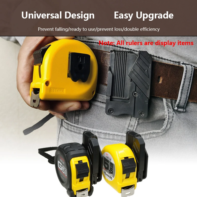 

1Pc Quick Release Buckle Hammer Wrench Power Tool Waist Belt Organiser Hooks Universal Tape Measure Hanger Belt Holder Clip