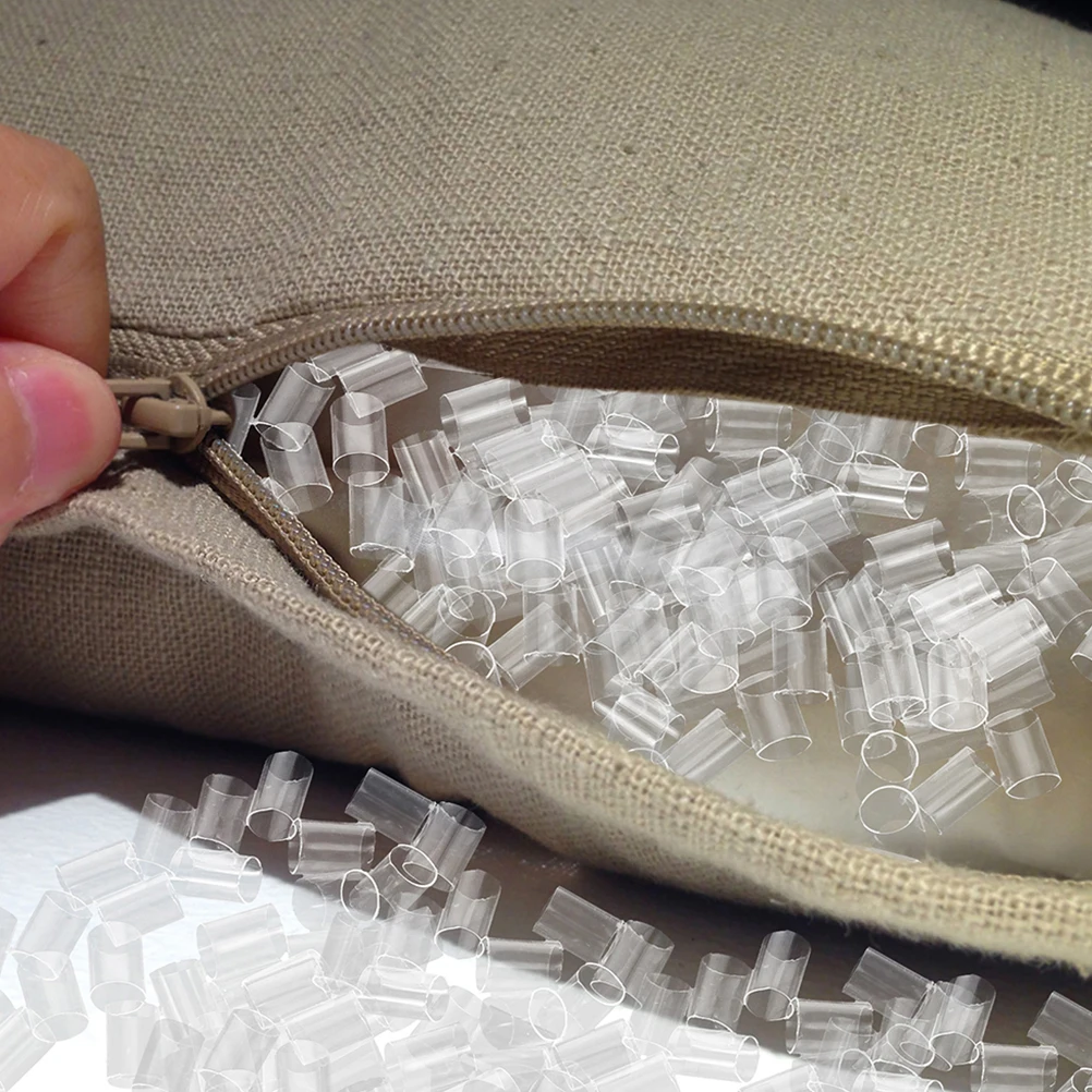 

1 Bag Clear Pe Pillow Stuffing Hose Tubing Insert For Neck Support Comfortable Pillow Filling Replacement Refill