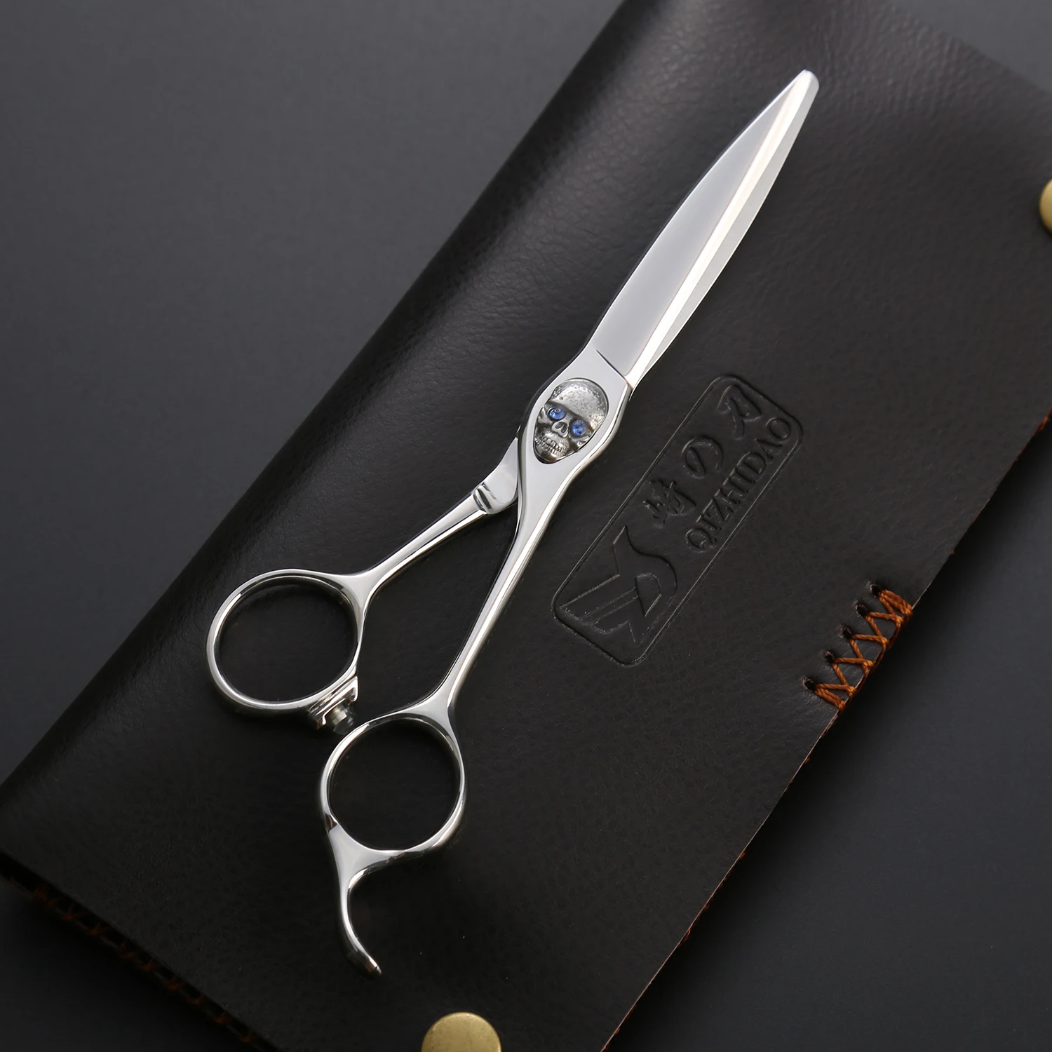 VG10 Steel Skeleton Hair Cutting Scissors Professional Barber Shears Hair Scissors
