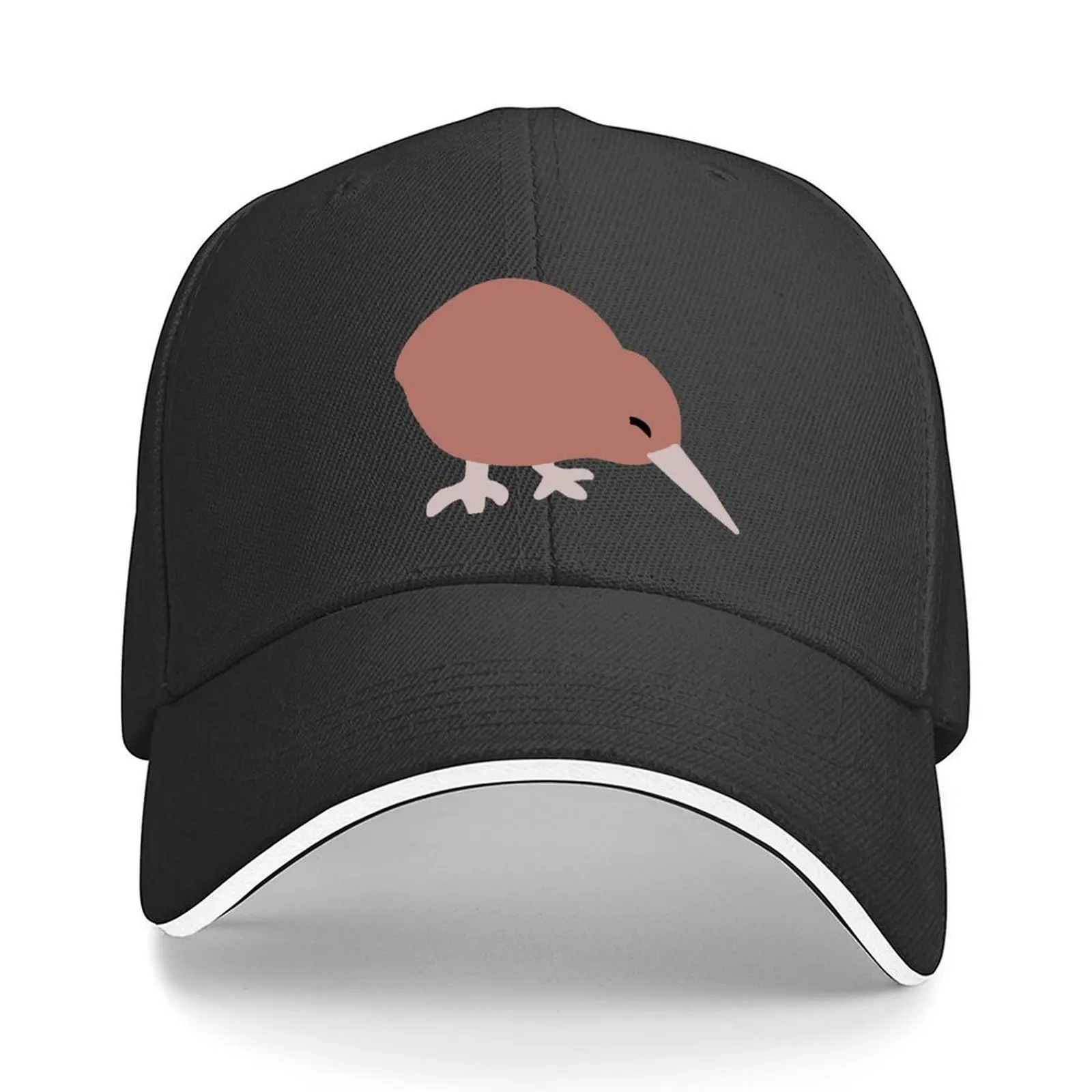 

Kiwi birds Baseball Cap Ball Cap black Gentleman Hat Streetwear Women's Golf Wear Men's