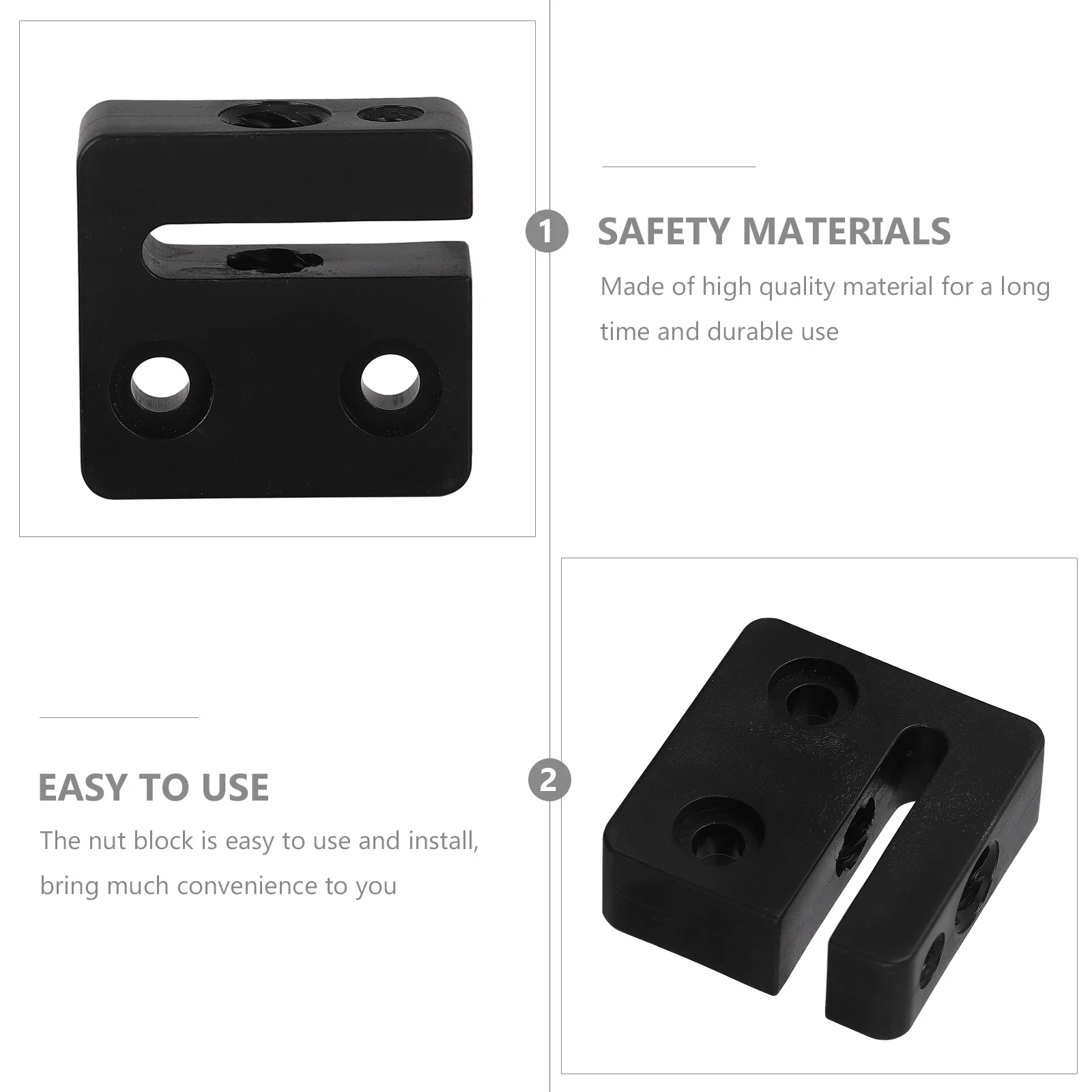 2 قطعة قاعدة صامولة للطابعة ثلاثية الأبعاد صنعة ممتازة تجربة جيدة تعديل التخليص الدقيق سهل الاستخدام والتثبيت