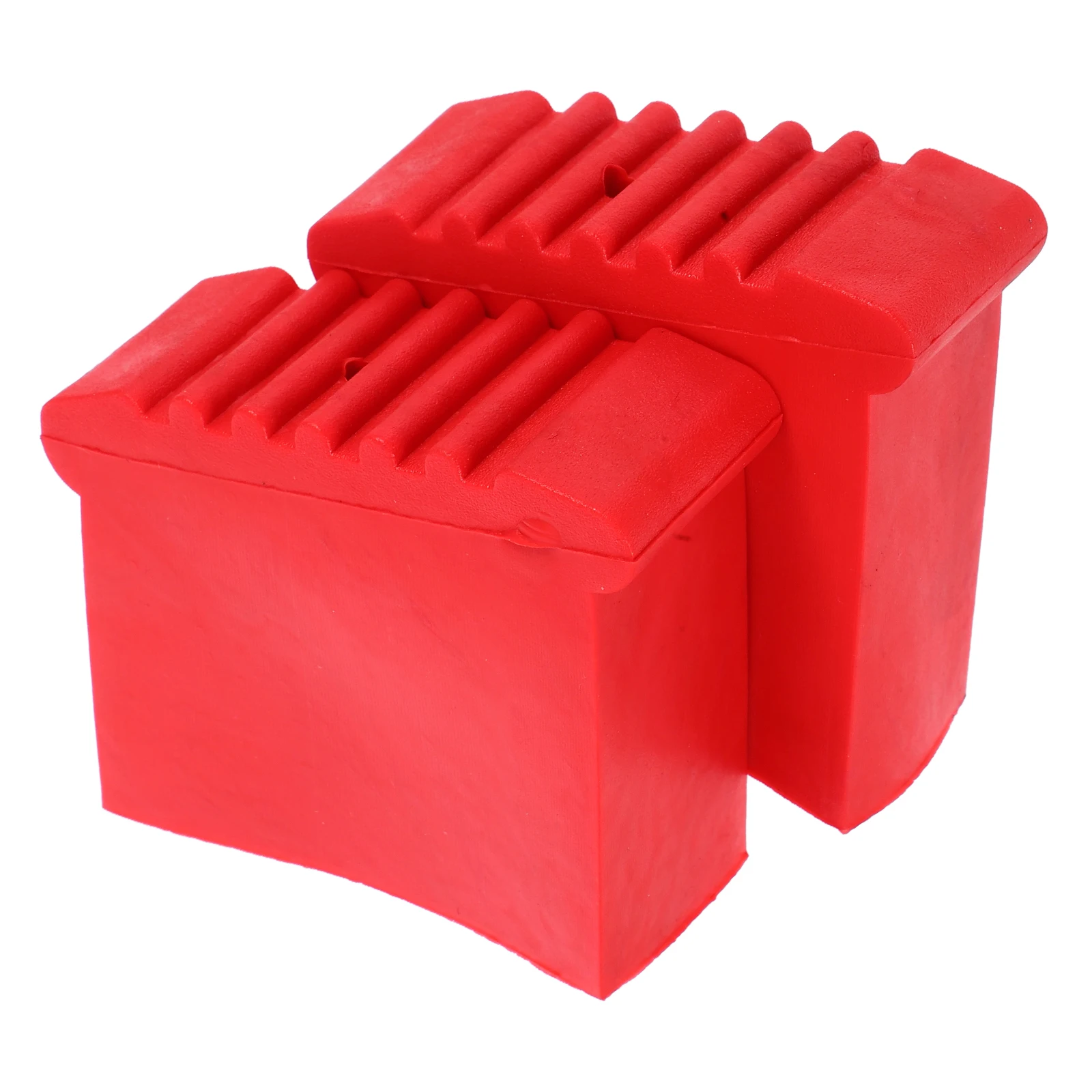 2 قطعة أقدام سلم استقرار يغطي المطاط المضادة للانزلاق قبعات الحمل الثقيل ل تلسكوبي للطي تمديد سلم البناء المنزل #1