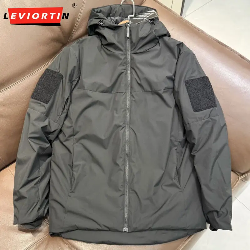 

Autumn and winter men's fashionable and versatile exterior windproof, splash proof, breathable, lightweight, warm cotton jacket