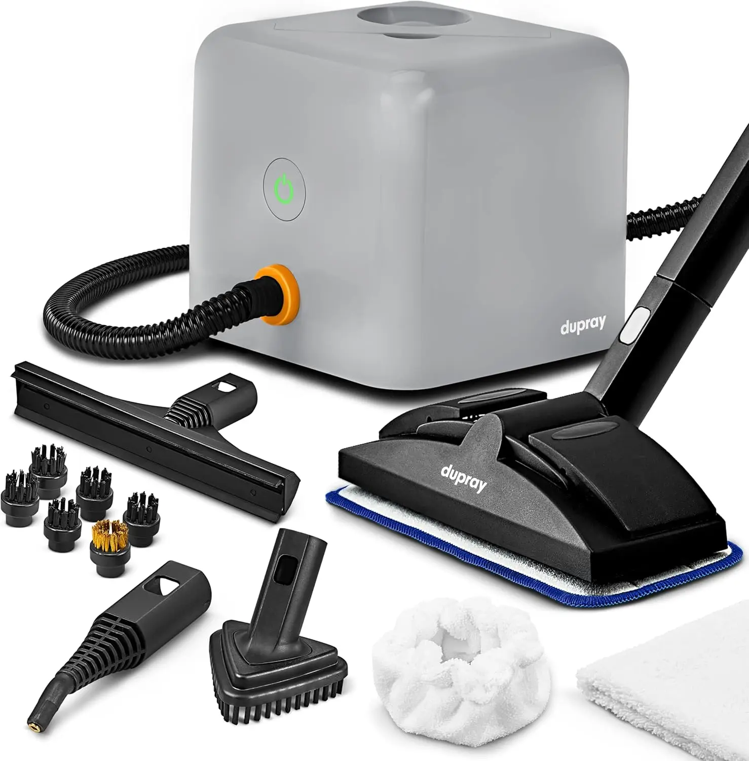 

multi-purpose steamer designed for deep cleaning floors, upholstery, grout, and more. *Kills 99.9% of Bacteria & Viruses