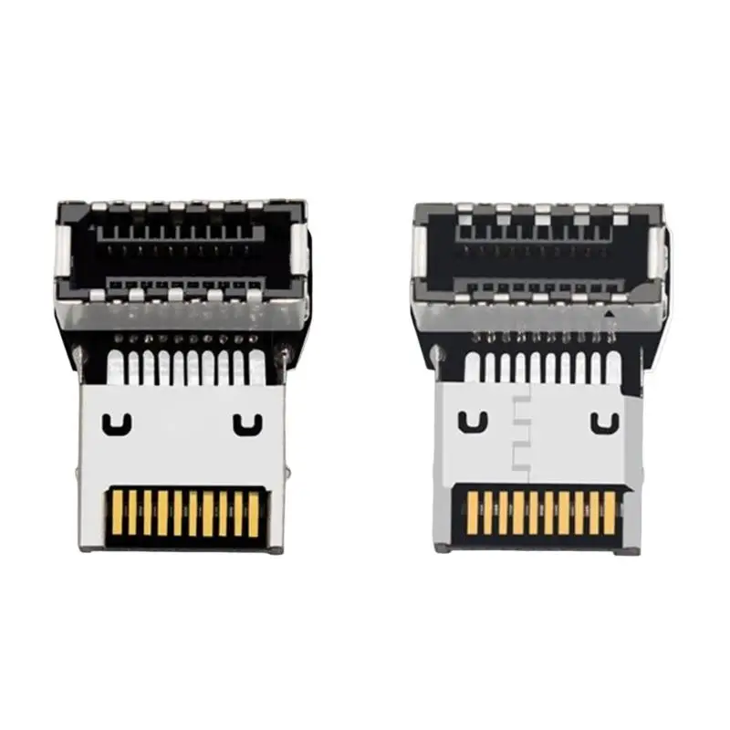 

Y1UB L Shaped USB3.1 10Gbps Motherboards Adapter Tool Less Installation Gold Plated