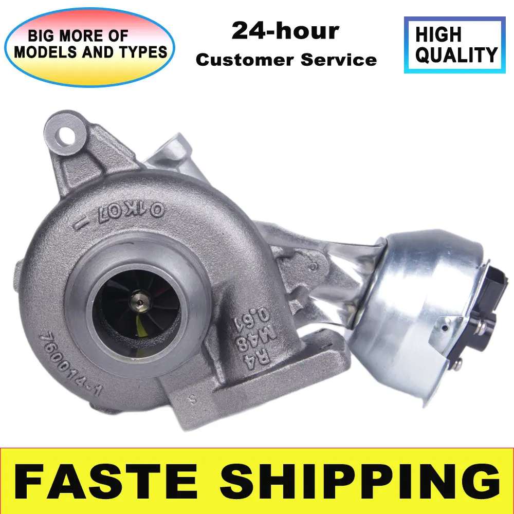 

New Car Turbocharger For Citroen C4 C5 II 2.0 HDi 136HP 100 Kw DW10BTED4 753556 756047-5005S 9662301280 Complete Turbine 2004-