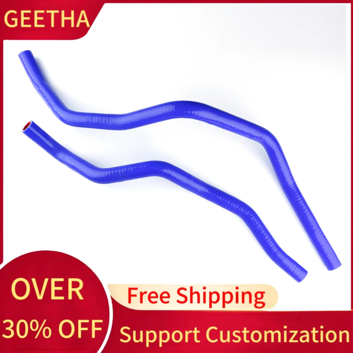 For Yamaha Grizzly YFM550 YFM700 550 700 2009-2011 2010 ATV 4X4 Silicone Radiator Hose Pipe Kit