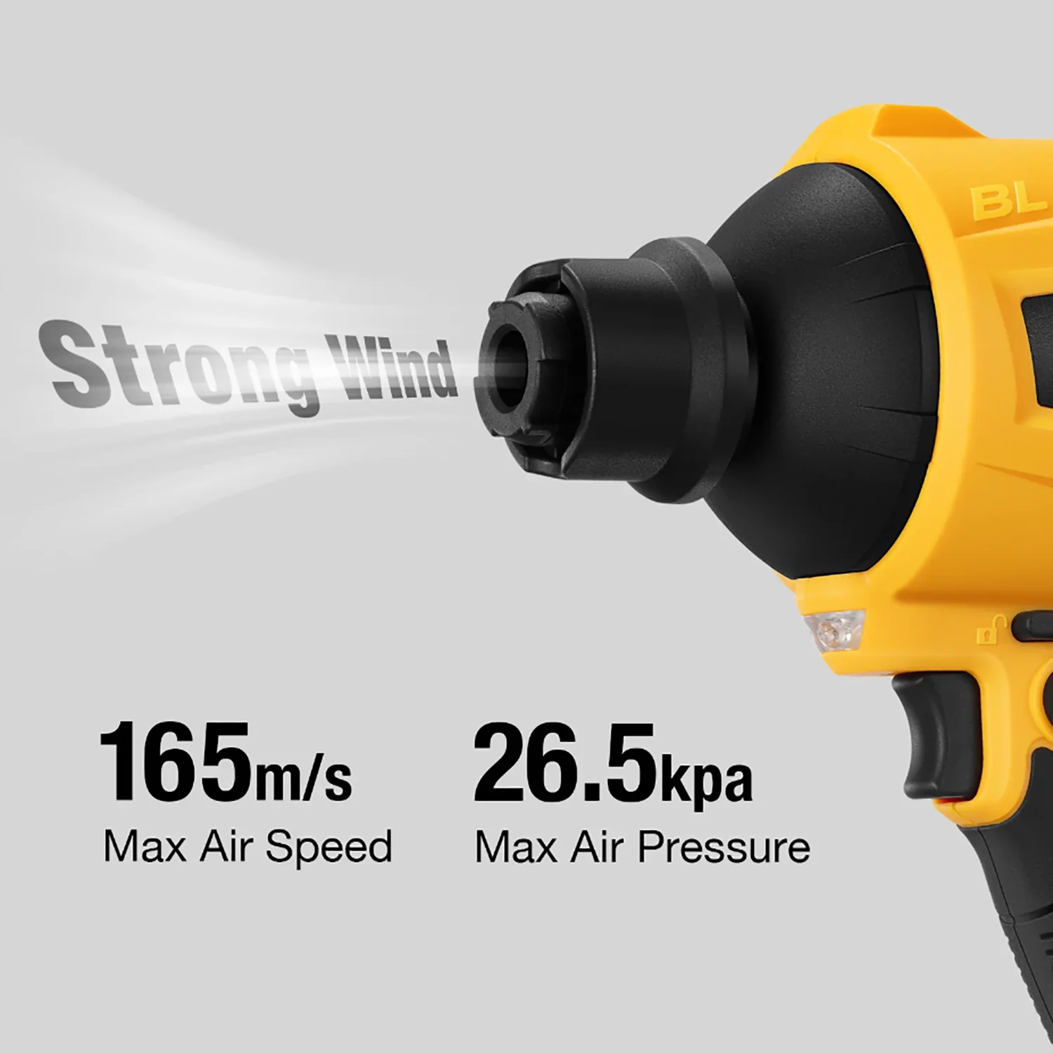 Cordless Air Pump Air Duster Compatible with Dewalt 18V 20V Battery, 3 Speeds & 7 Nozzles, 336Mph Handheld for Home Cleaning, Outdoor