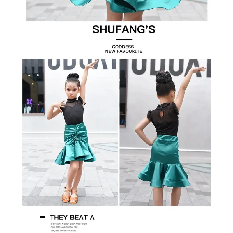 ensemble-2-pieces-de-danse-latine-pour-filles-nouveau-haut-en-maille-et-jupe-a-volants-tenue-de-danse-pour-enfants-pour-l'entrainement-et-les-spectacles-ideal-pour-les-examens-de-certification