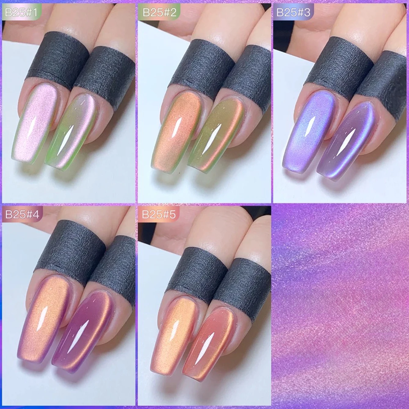 MIANEL 12 مللي الصيف الأظافر السوشي القط العين هلام طلاء الأظافر الفاكهة الخضراء القط العين طلاء الأظافر الساخن نمط كريستال تبييض الأظافر الوردي