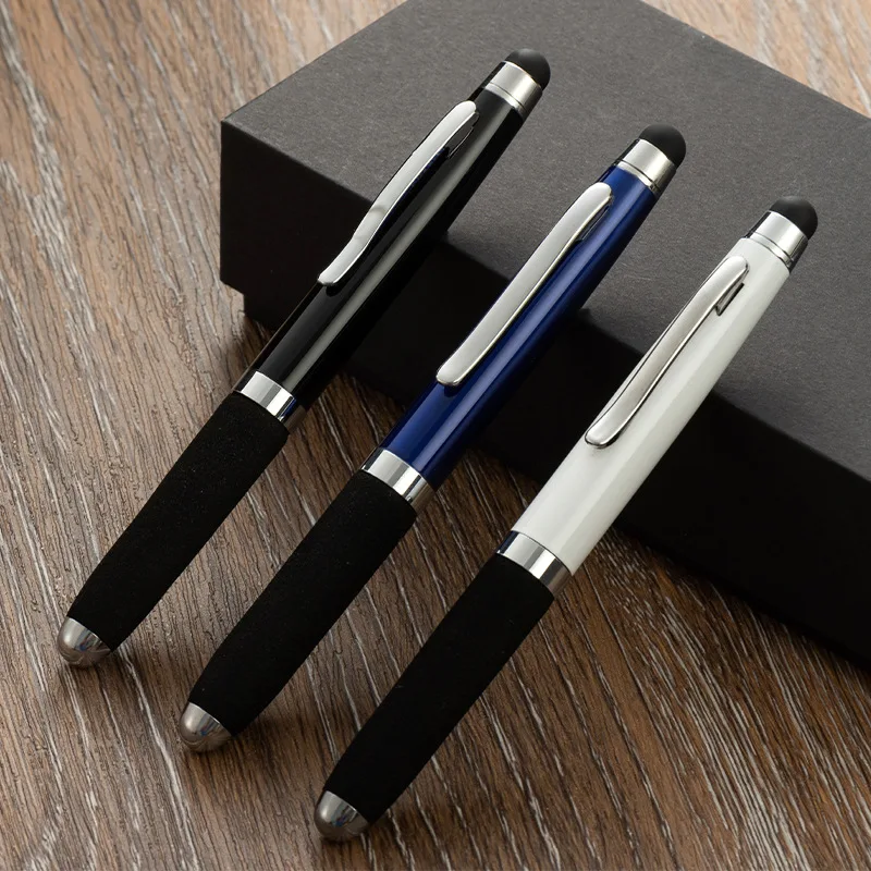 

Metal Short Touch Screen Ballpoint Pen Dial Cover Business Pen Writing Pen Office Signature Pen Elegant Gel Pen