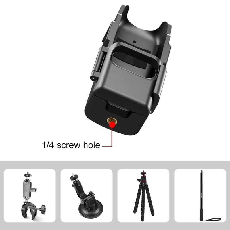 إطار حماية بلاستيكي من PULUZ لملحقات دعامة توسيع الكاميرا الرياضية DJI OSMO Pocket 3