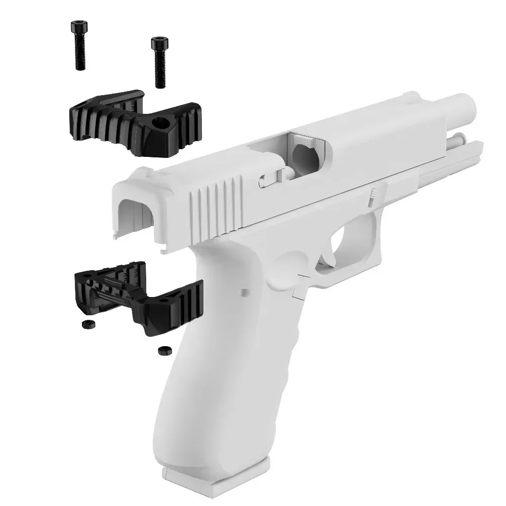 Taktische Rückabdeckung mit Zusatzgriff für G17 G19 G20 G21 G22 G34 G39 – Detail 2