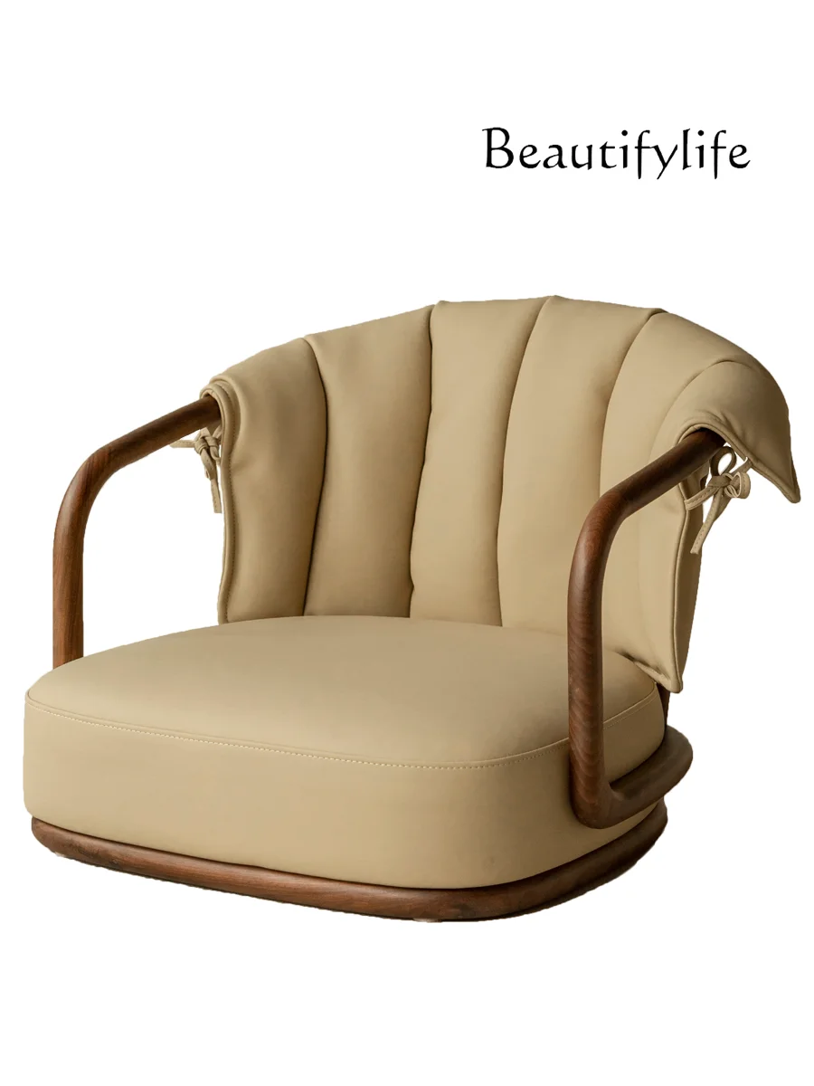 

Новый стул Будды для медитации с перекрестными штанинами в старинном китайском стиле, короткое кресло с круглой спинкой из твердой древесины