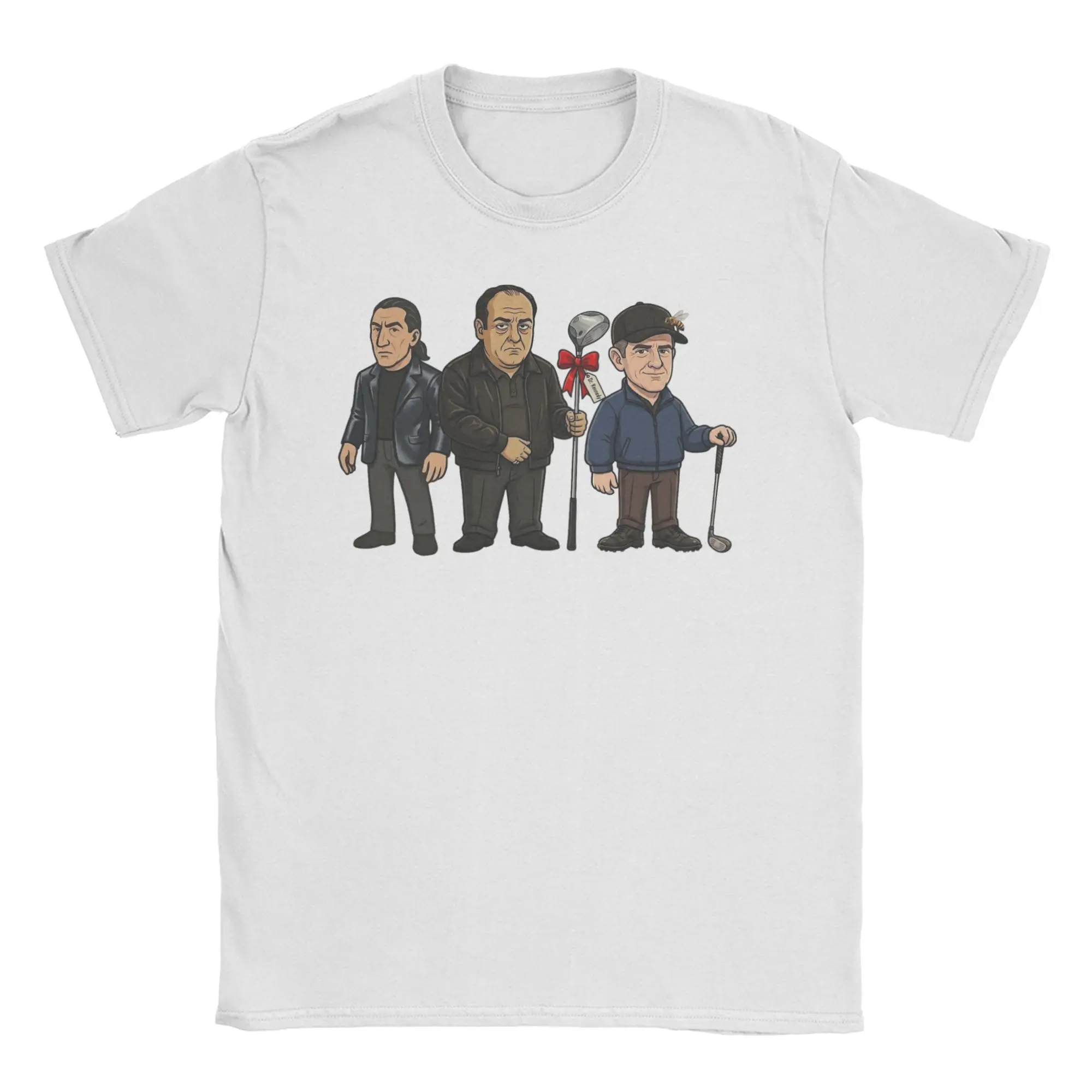 The Sopranos Family Cuties  Fairway Fellas Men Women's T Shirt  Vintage Tees Short Neck T-Shirt 100% Cotton Printed Clothing
