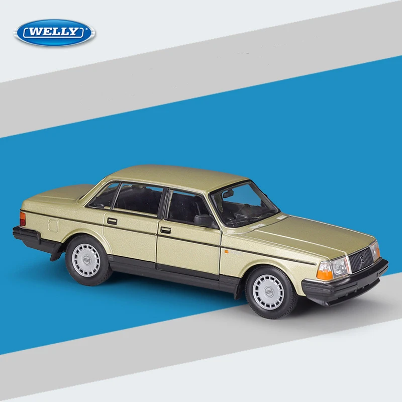 

WELLY 1:24 VOLVO 240 GL Simulation Alloy Car Model - Ideal Children's Toy and Collectible Gift