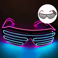 LED Wireless Glow-in-the-dark Glasses, Neon Twinkling Sunglasses, Suitable for Halloween, Christmas, Carnival Party 5