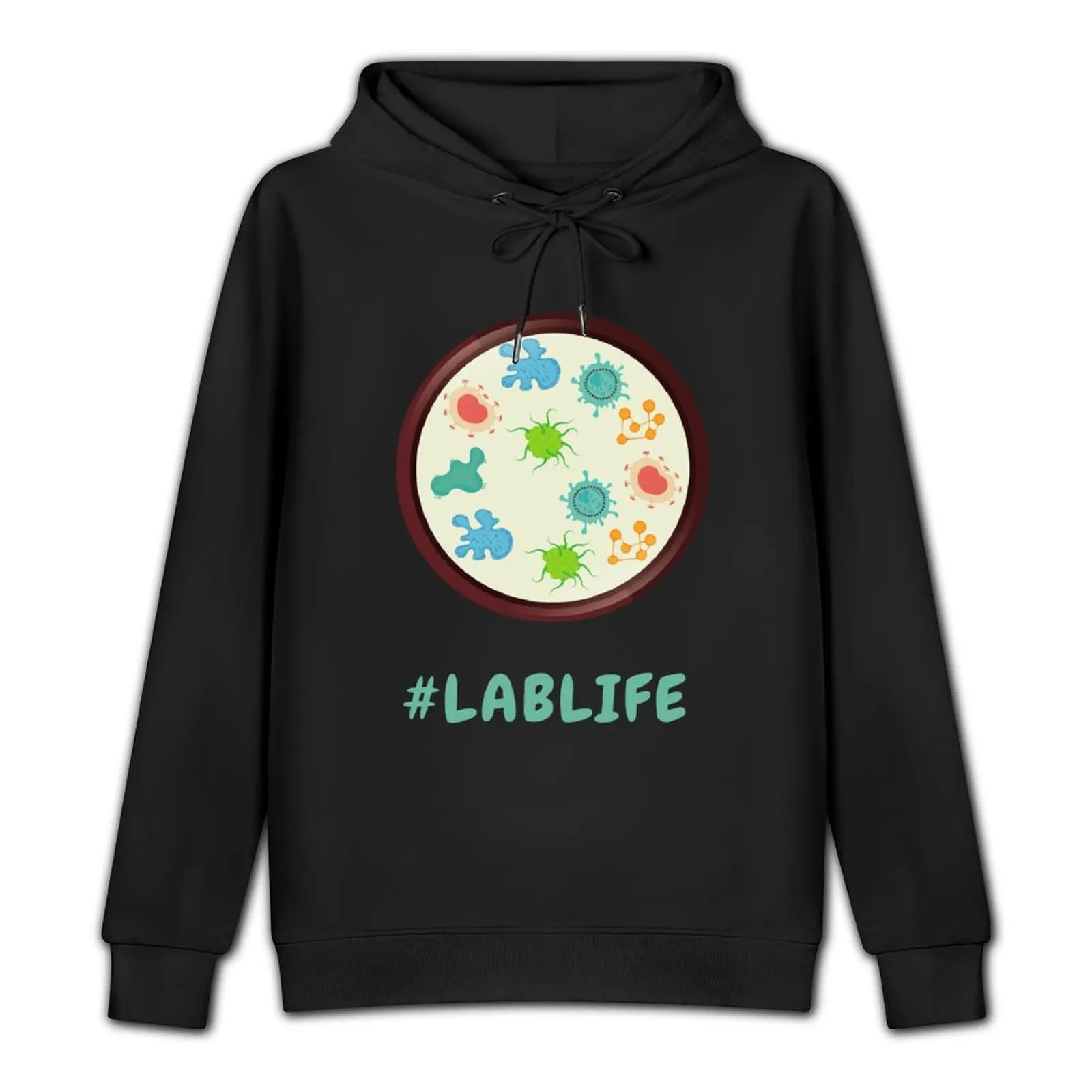 #LABLIFE Petri dish Culture Medical Laboratory Science Micro Pullover Hoodie graphic t shirts men men's clothing graphic hoodies