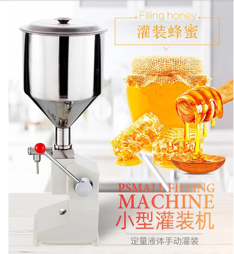 Food Grade Liquid Paste Dispenser Soy Sauce Vinegar Drink Precise Quantitative Filling Machine