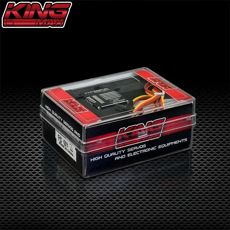 Kingmax BLS0709M 9kg.cm 4,8 V ~ 8,4 V engranajes de Metal digitales Servo sin escobillas para helicóptero clase 450-480 plato cíclico 30E ala fija