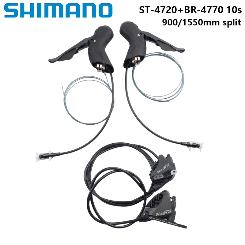 Shimano TIAGRA ST-4720 BR-4770 Road Hydraulic Disc Brake 4720 Shifter 2x10s BR 4720+4770 Road Bike 10S 900 1550mm Split Part