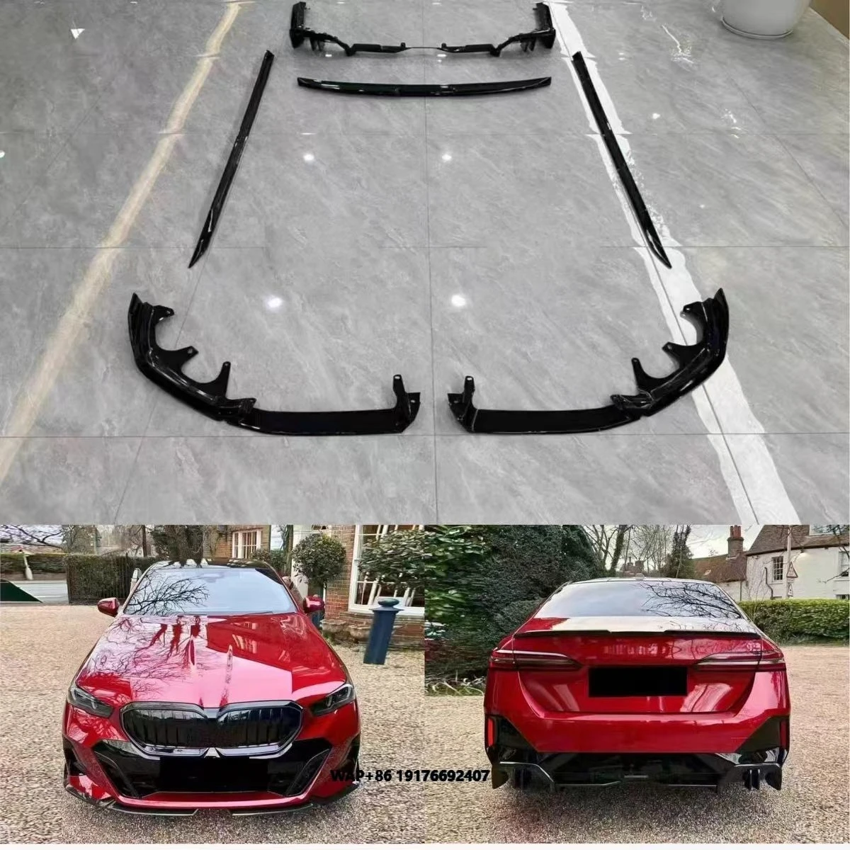 

For 5 Series Modification and Upgrade Side Spoiler Trunk Lid,front and Rear Spoilers,front and Rear Bumpers,wing,diffuser