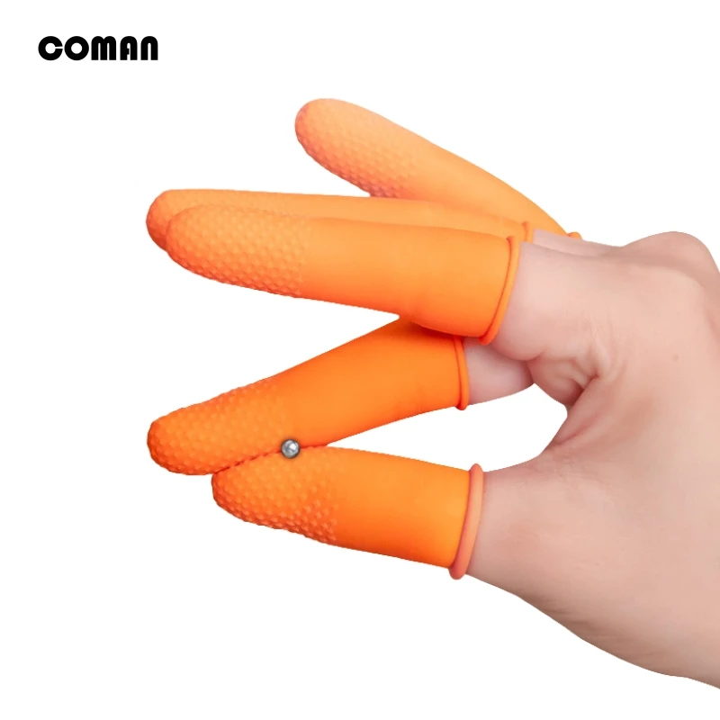 Disposable anti slip latex finger covers Teaching, Laboratory, Industrial workshops protection Thickened durable finger cots
