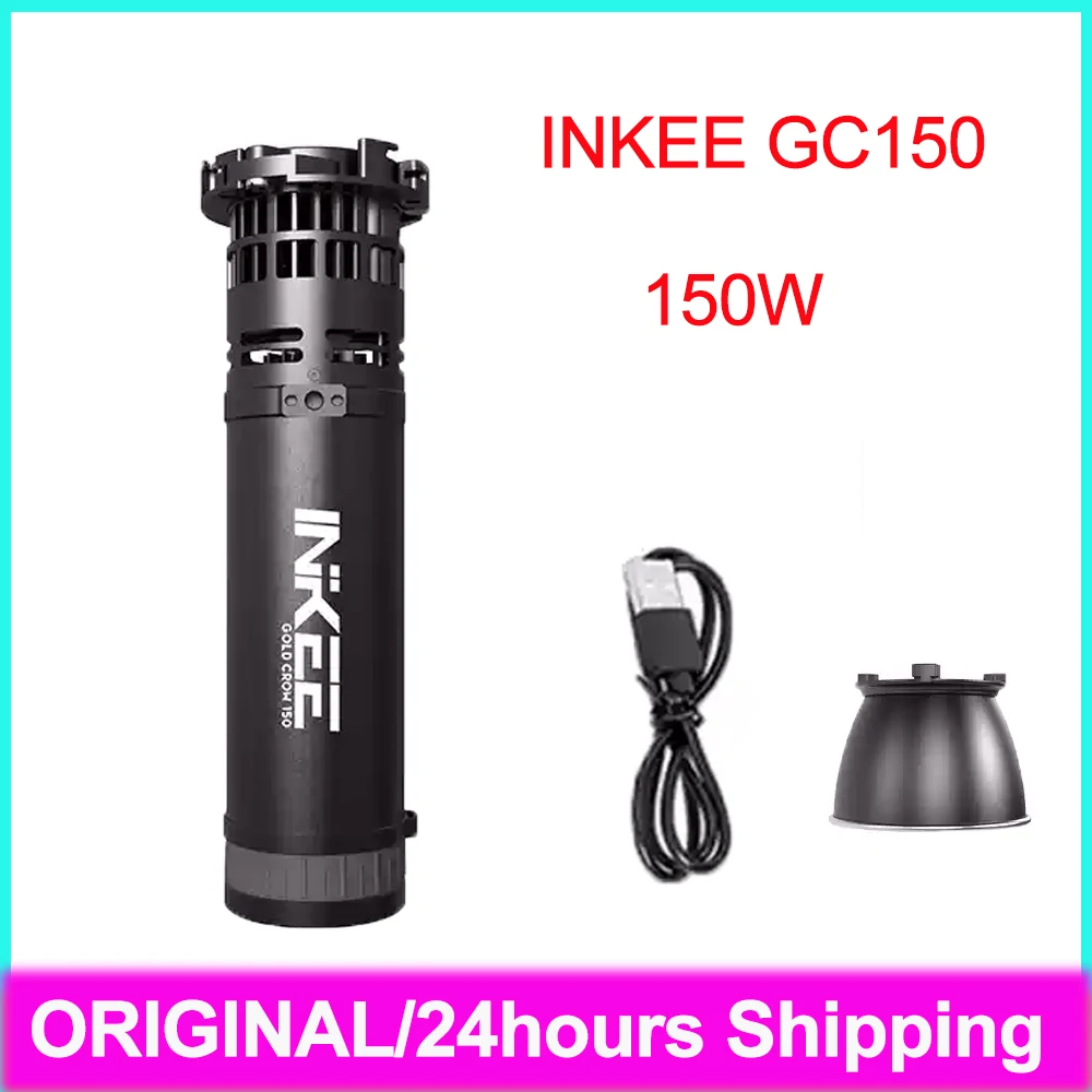 INKEE GC150 150W Waterproof Video Light with Diffusor/softbox Optional Photography Light For Live Streaming Camping