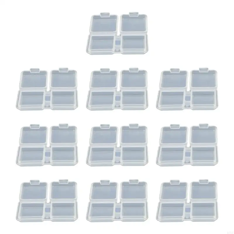 R7UF Transparent Plastic Bead Storage Container Bead Suitable for Beading