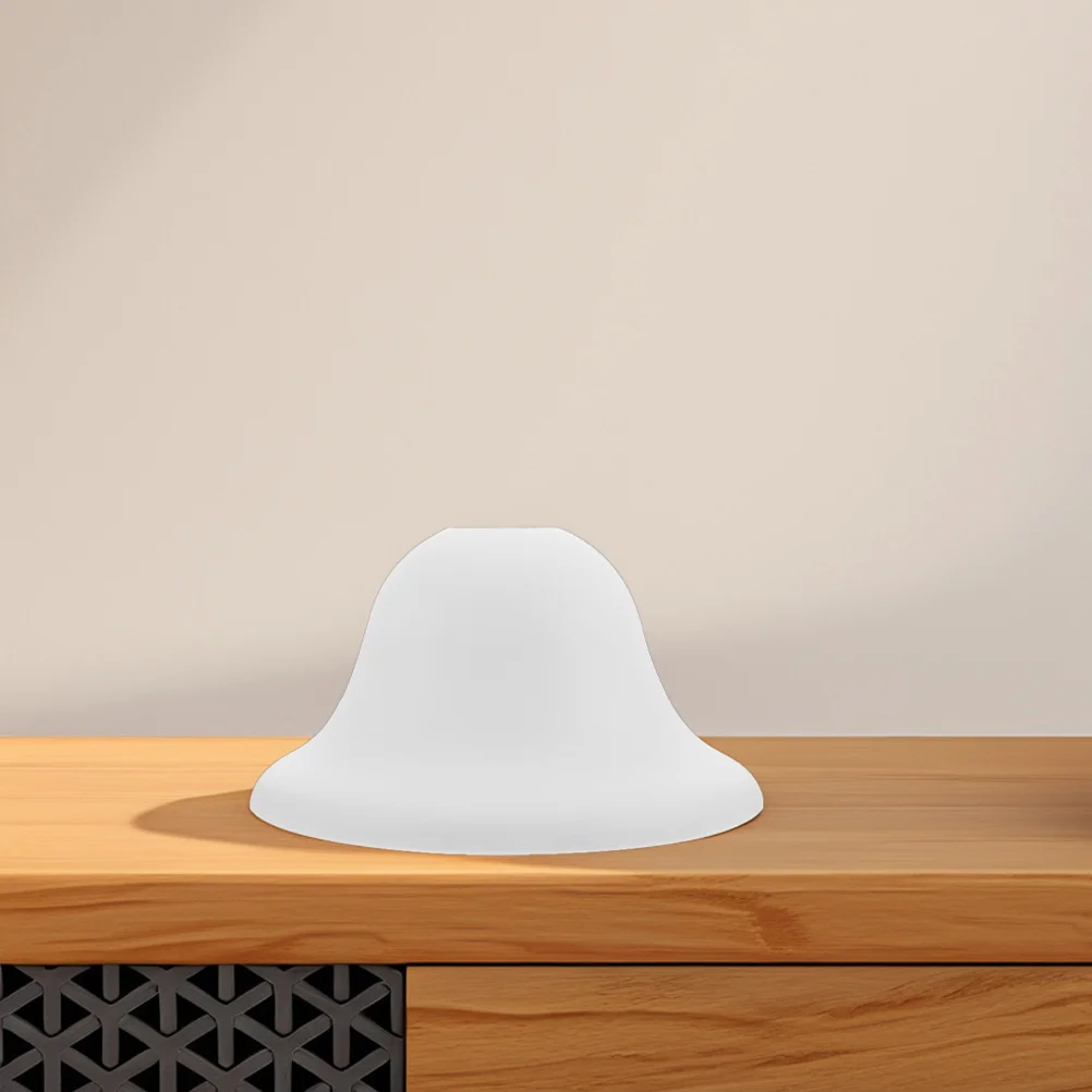 

2pcs Plastic Mushroom Lamp Shade 42Mm Hole Round Replacement For Table Floor Lamp Ceiling Fan Light Covers Bowl Diffuser